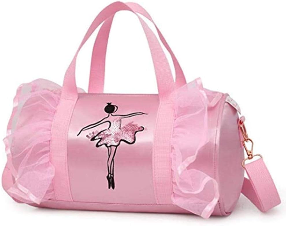 Ballet Princess Dance Bag,Cute Tutu Dress Cross-Body Bags - Shoulder Bags for Ballerina Dancer Girls