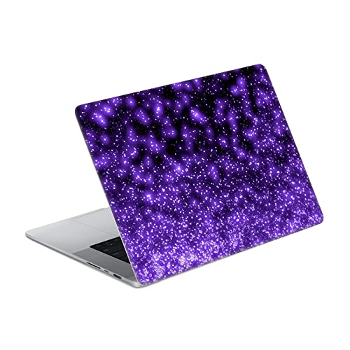 Couverture MacBook Pro 14 A2442 contre les rayures, sticker chic noir pourpre
