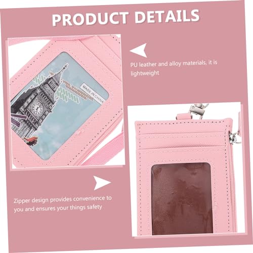 Hanging Strap Coin Wallet Multi-card Holder for Women Lightweight Business Card Organizer for School Shopping Work4