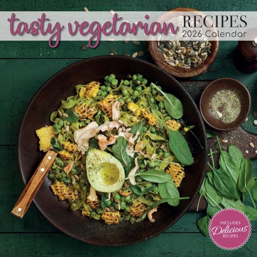 Gifted Stationery Co, Tasty Vegetarian Recipes 2026 Wall...