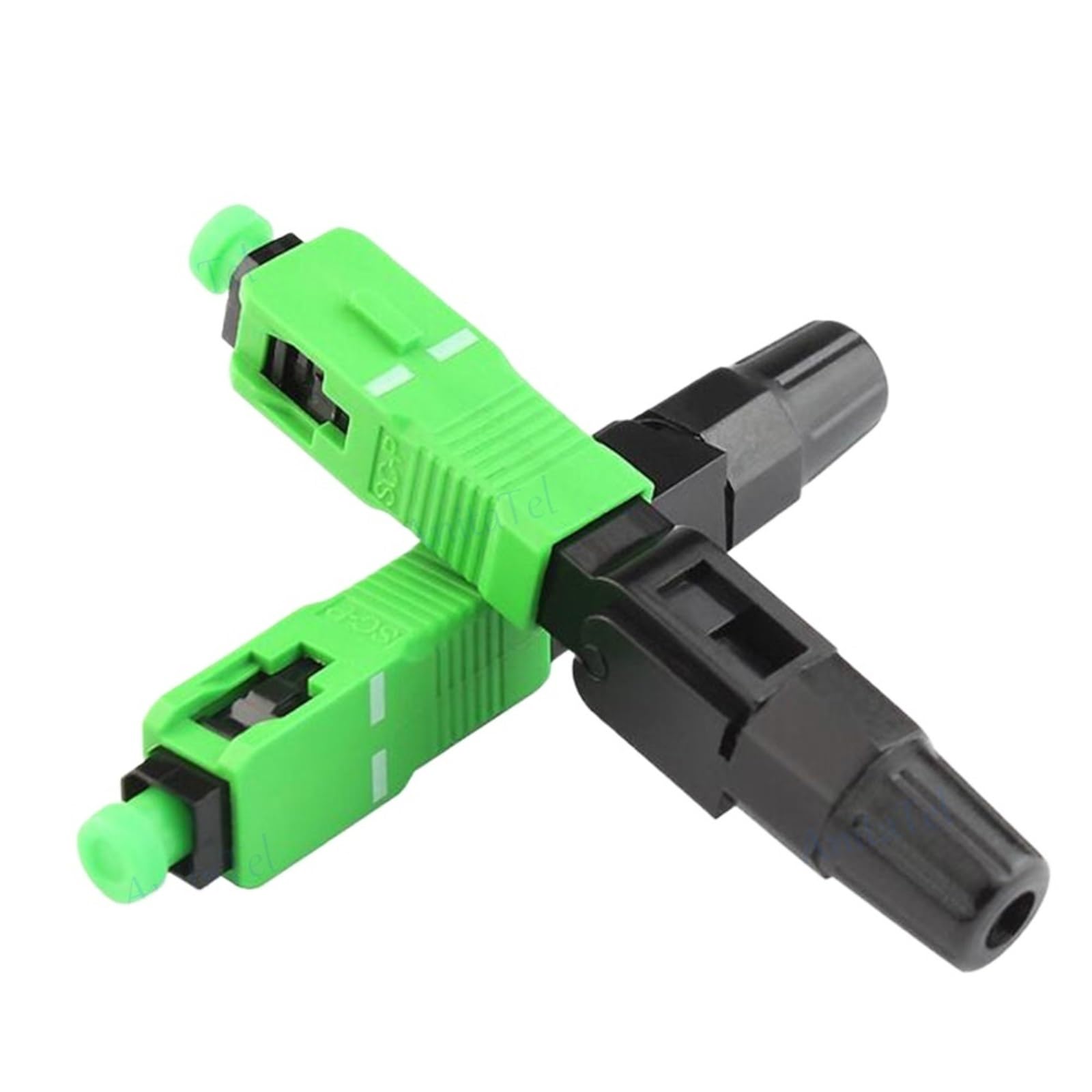 Connecteur rapide de Fiber optique SC/APC SM, adaptateur de Fiber optique FTTH monomode, assemblage sur le terrain, 50 lots(100pcs)