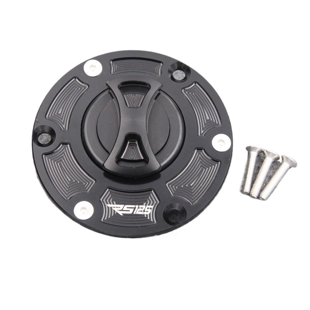 Per Apri&lia RS 125 RS125 (6 FORI) Tutti Gli Anni CNC Keyless Moto Carburante Coperchio Del Tappo Del Serbatoio Del Gas Accessori Per Moto tappo serbatoio moto