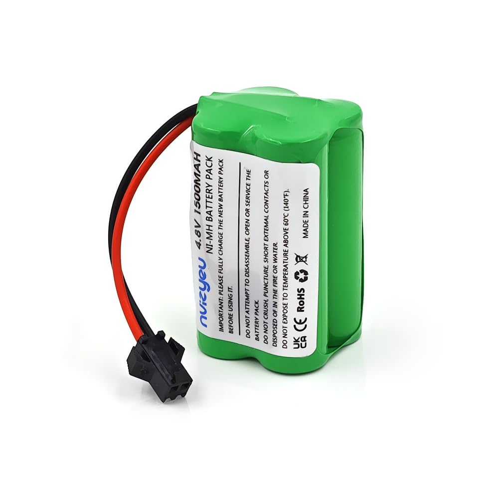 Nvizyeu Batterie 3.6V Rechargeable AAA, Pack Batterie Nimh 1500mAh pour Jouets et Outils électriques, livré avec câble de Charge USB (Prise 3.6v SM Nvizyeu Batterie 3.6V Rechargeable AAA, Pack Batterie Nimh 1500mAh pour Jouets et Outils électriques, livré avec câble de Charge USB (Prise 3.6v SM