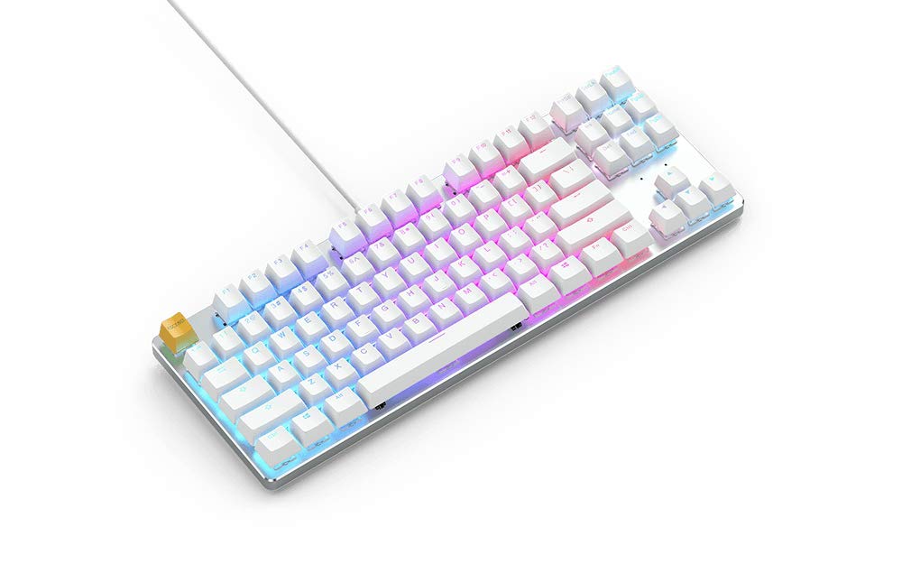 Glorious GMMK - TKL (Pre-Built) Backlit Gaming Keyboard (White)