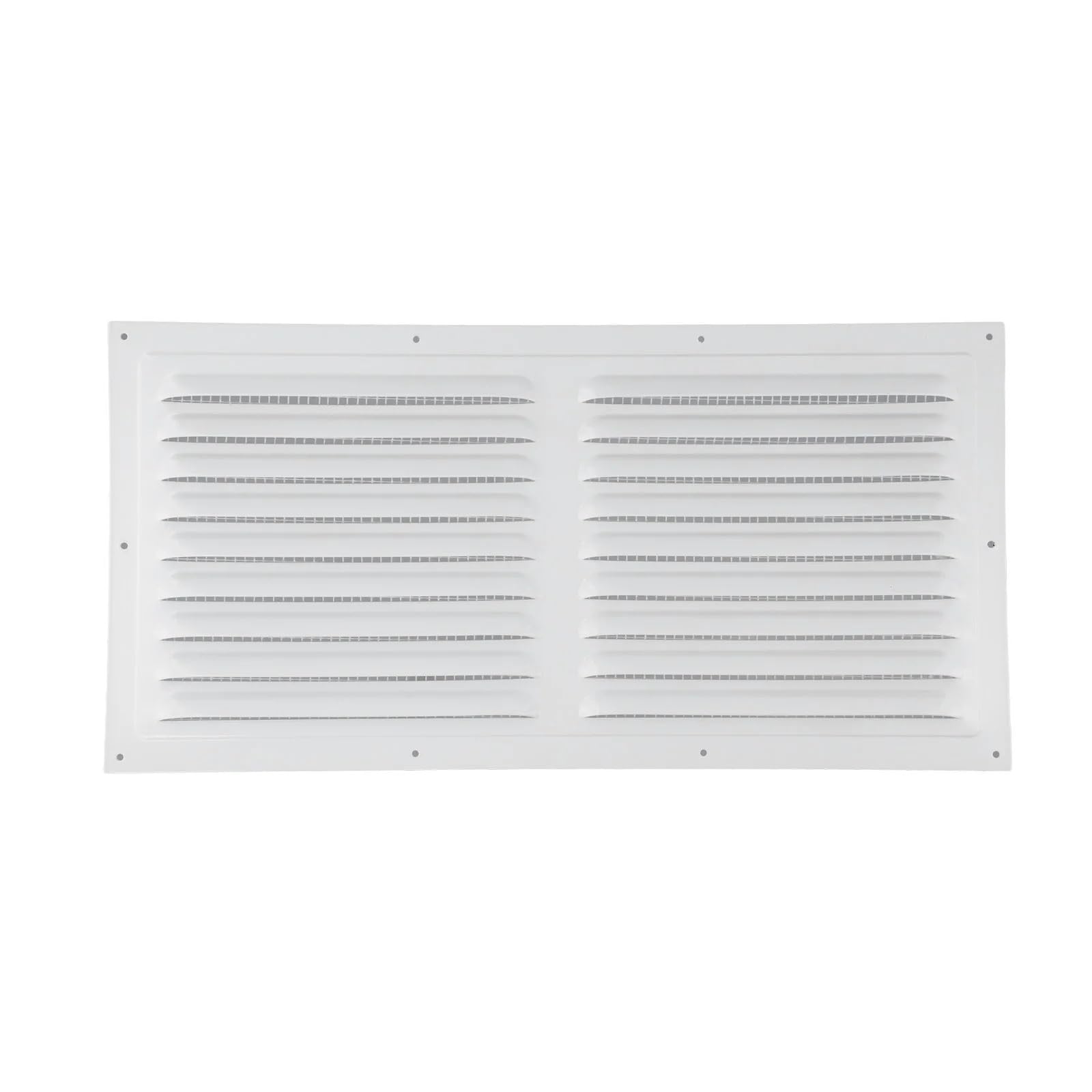 Ventilation Grilles Aluminum Alloy Vent Covers Square Soffit Ventilation Louver Grille Cover Built-in for Bathroom Kitchen(200X400mm)