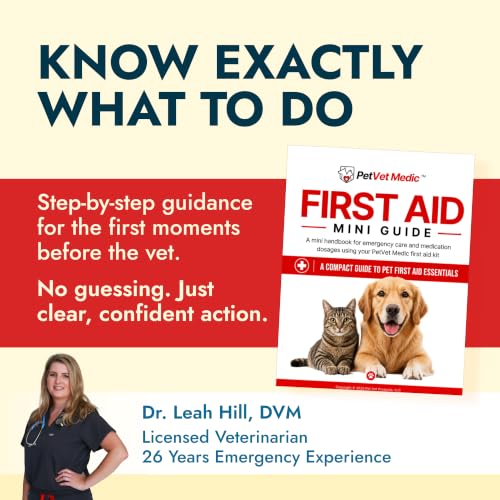 Image of Essential Pet First Aid Kit for Dogs & Cats - Emergency Home & Travel Kit