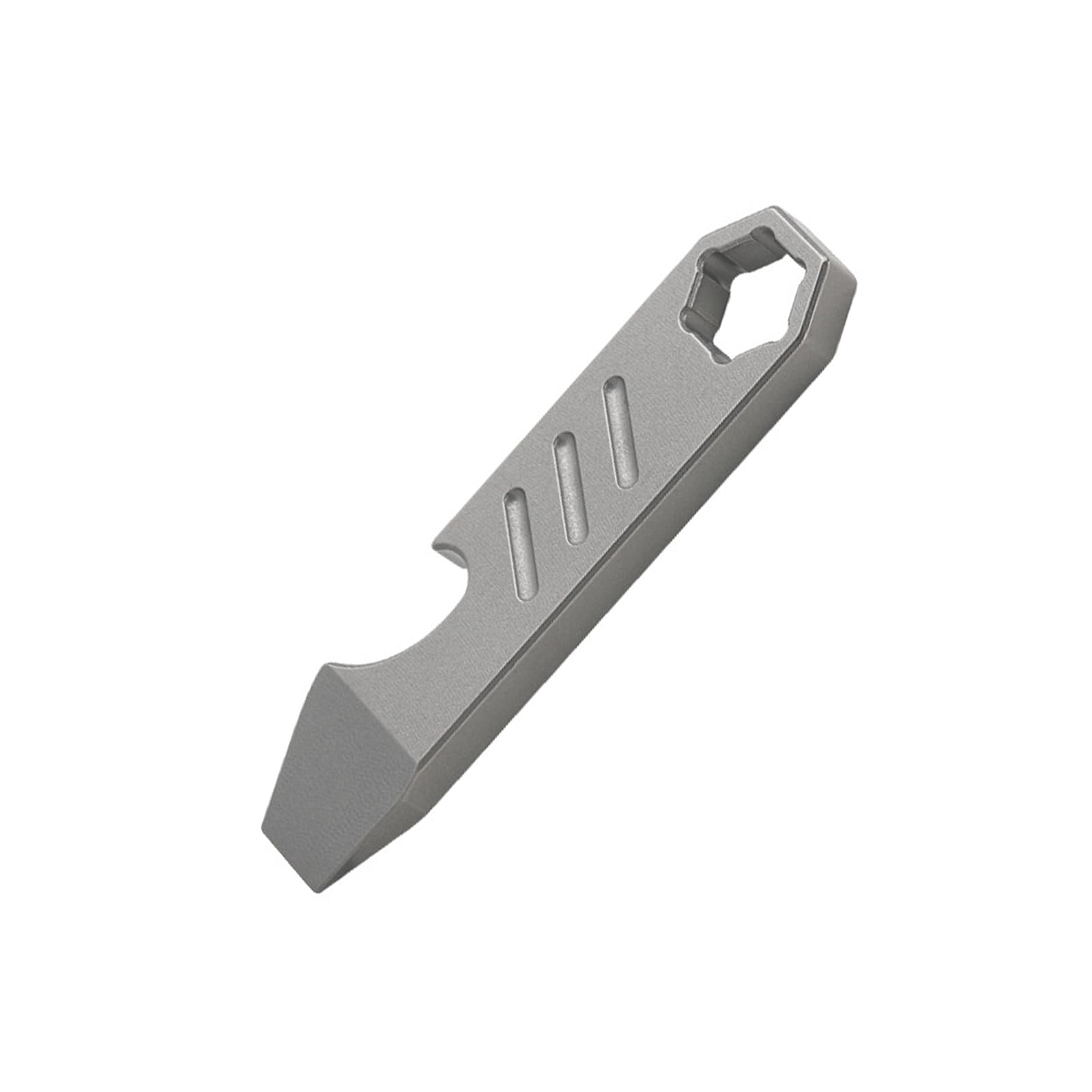 Titanium EDC Pry Bar Bottle Opener Multi Tool Mini Crowbar - View #9