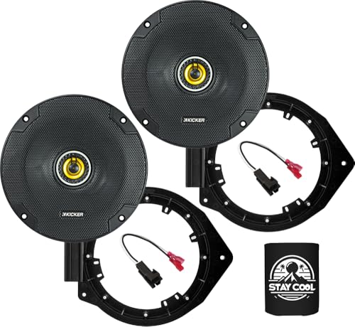 Kicker 46CSC654 6-1/2C` CSV[Y tghA t@Ng[Xs[J[Lbg Xs[J[n[lXƃ}EgA_v^[t V{[Vo[h2500HD/3500HD/V[VLu2007-2014p