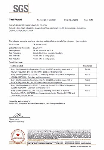 Eudora [Love Mom] Harmony Bola 20Mm Mother Gift Baby Pregnancy Pendant 30 Inches Necklace Rose Gold #TOP3