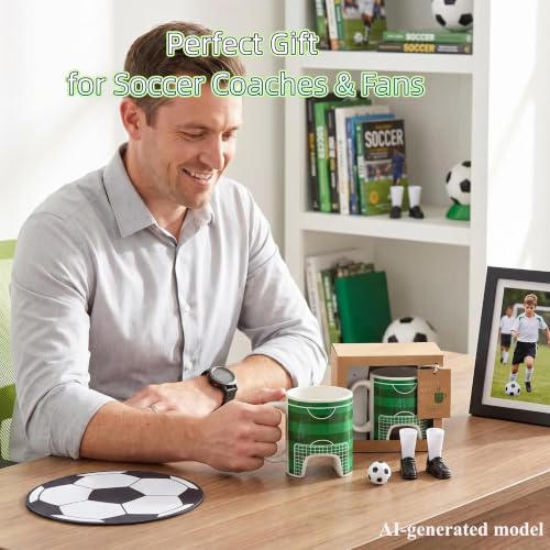 Set de Tazas de Fútbol con Pelota y Zapatillas de Dedos miniatura 4