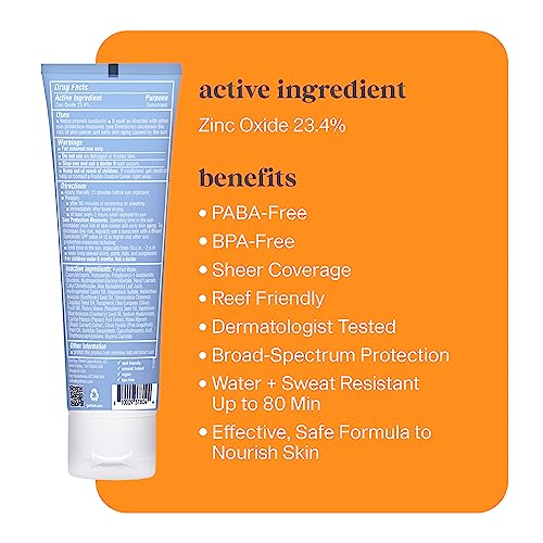 Think Sport Clear Zinc Sunscreen Spf 50, 89 Ml #TOP1