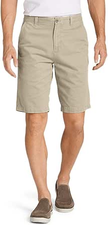 Eddie Bauer Men's Legend Wash 11" Chino Shorts - Solid, Pumice Regular ...