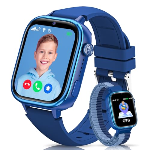 SWGOTA 4G Smartwatch Bambini con GPS e Telefono, Orologio Smartwatch