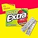EXTRA SOURS Strawberry Sugar Free Chewing Gum Sour Candy Fruit Gum, 15 Stick Pack