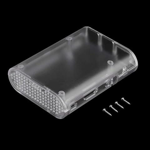 Carcasa Protectora de plástico Duradera para Raspberry pi 2 Caja portátil súper Liviana Carcasa de Carcasa de Carcasa Paperllong Informática,Componentes,Dispositivos externos,Cajas de ordenador de sobremesa