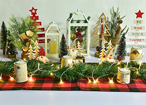 Dearhouse 16.5 Ft Christmas Garland Decorations With 50 Led Light, Green Holiday Decor For Outdoor Or Indoor Home Garden Artificial Greenery Garland, Or Party Holiday Decorations #TOP1