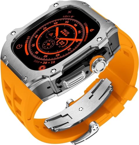 Kit de modification Apple Watch Ultra 49mm en acier inoxydable luxe