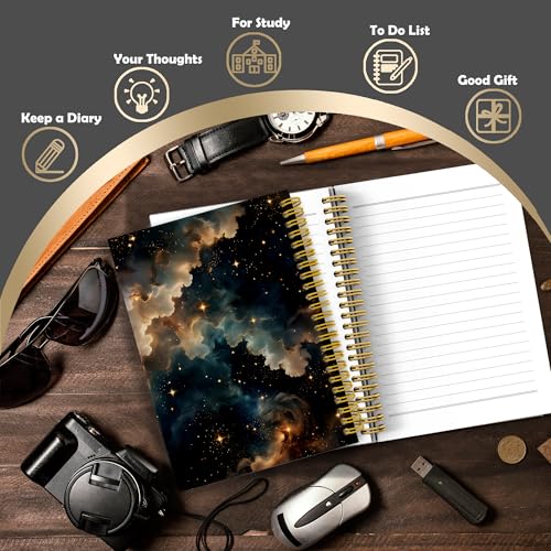 Carnet de notes à spirale galaxie, une idée cadeau originale pour vos proches