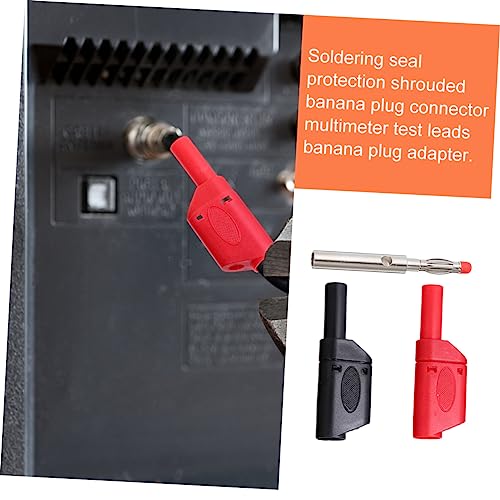 KICHOUSE 10 Pcs Plugue Banana Conector Pino Banana Alto Falante Plugues De Banana De Áudio Tomada De