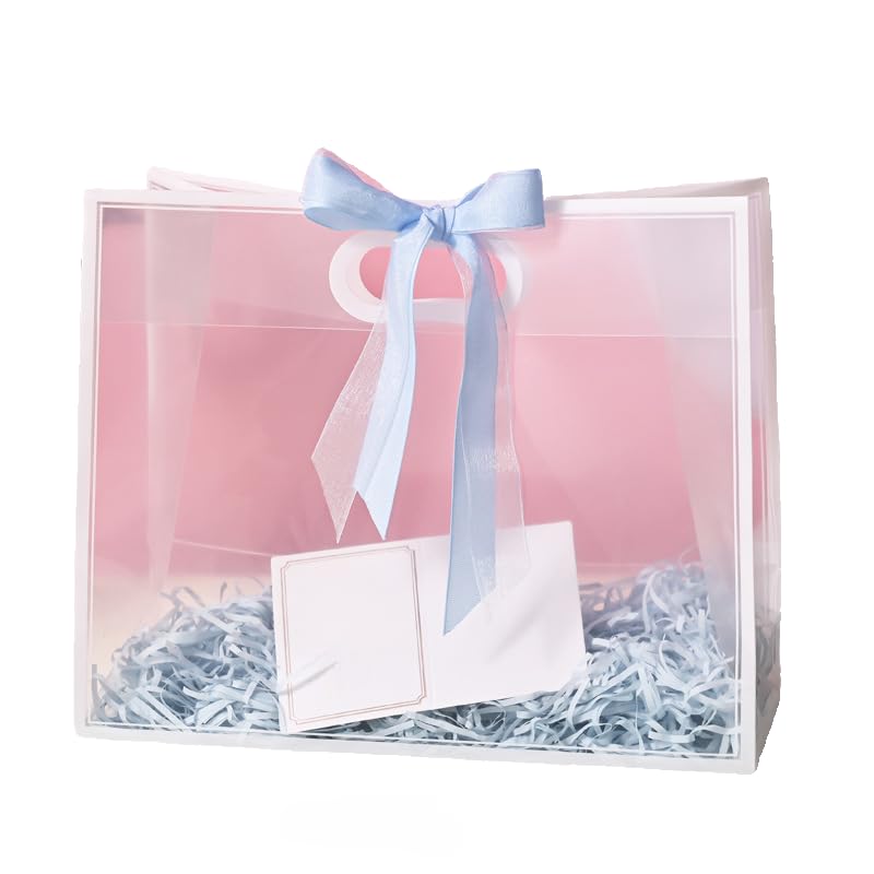 Sacs de courses réutilisables en PVC transparent pour mariages et fêtes