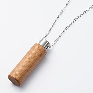 仏壇屋 滝田商店 メモリアルペンダント 遺骨ペンダント ウッドソウル 屋久杉 高さ36mm×直径10mm 骨壷 骨壺 分骨 手元供養 日本製 証明書付