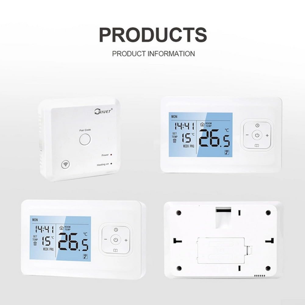 Termostato programable para habitación, para Tuya Smart Wireless WiFi Teléfono App Control Digital Termostato de habitación Controlador de Temperatura para Casa Oficina Hotel