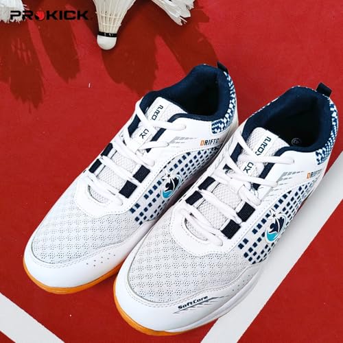 Image of Prokick Drift01 Badminton Shoes Shuttle Non Marking Shoes for Badminton Anti Skid Breathable Badminton Shoes for Men Ideal for Badminton, Squash, Volleyball, Pickleball
