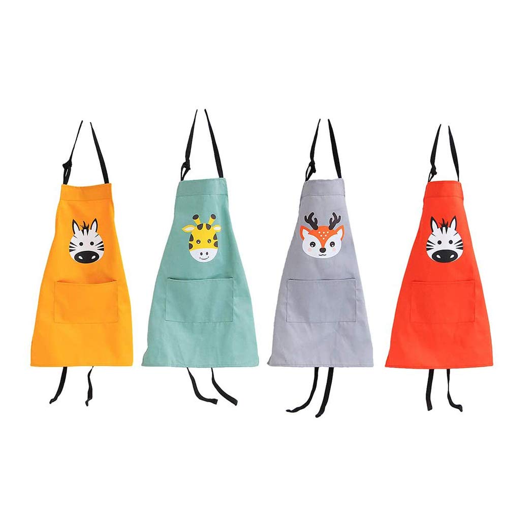G-Tree Eltern-Kind-Schürzen-Set – 2 Stück, Mit Tasche | Verstellbar, Aus Polyester-Baumwolle, Für Kochen, Backen, Malen