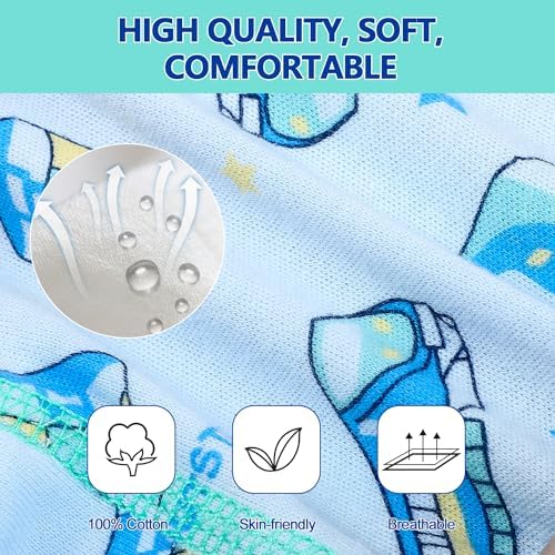 MOEMOE BABY Training Pants 10 Pack Toddler Boys Girls Kids Training Underwear Blue — view 2