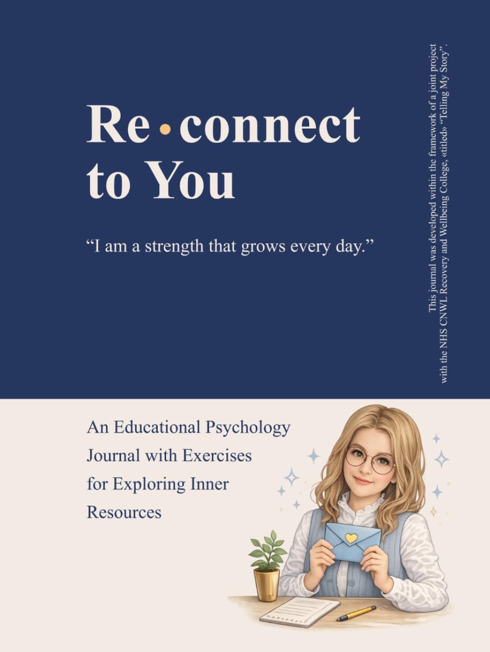 Re•Connect to You: A 12-Week Self-Reflection & Healing Journal: Guided Psychological Workbook for Emotional Healing, Inner Strength & Self-Discovery