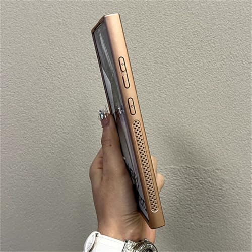 Coque de Luxe pour Galaxy S24 avec grille de refroidissement et anneau aimanté