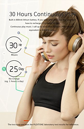 Image of BT270 Wireless Bluetooth Headphone, Over-Ear Bluetooth Hi-Fi Stereo Earphones with Mic, Deep Bass with HD Quality Headphones, All Device Support (Gold)