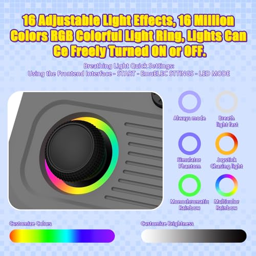 image for AISLPC R36T Retro Gaming Console, 3.5'' IPS Screen CRT-Inspired, Handh