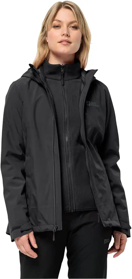 Jack Wolfskin Damen Norrland 3-in-1 wasserdichte isolierte Jacke