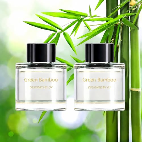 Image of Smart Car Air Freshener Perfume Refill, 3.38 fl oz (100ml), lasts 4-12 months (Green Bamboo-fresh,2-Pack)