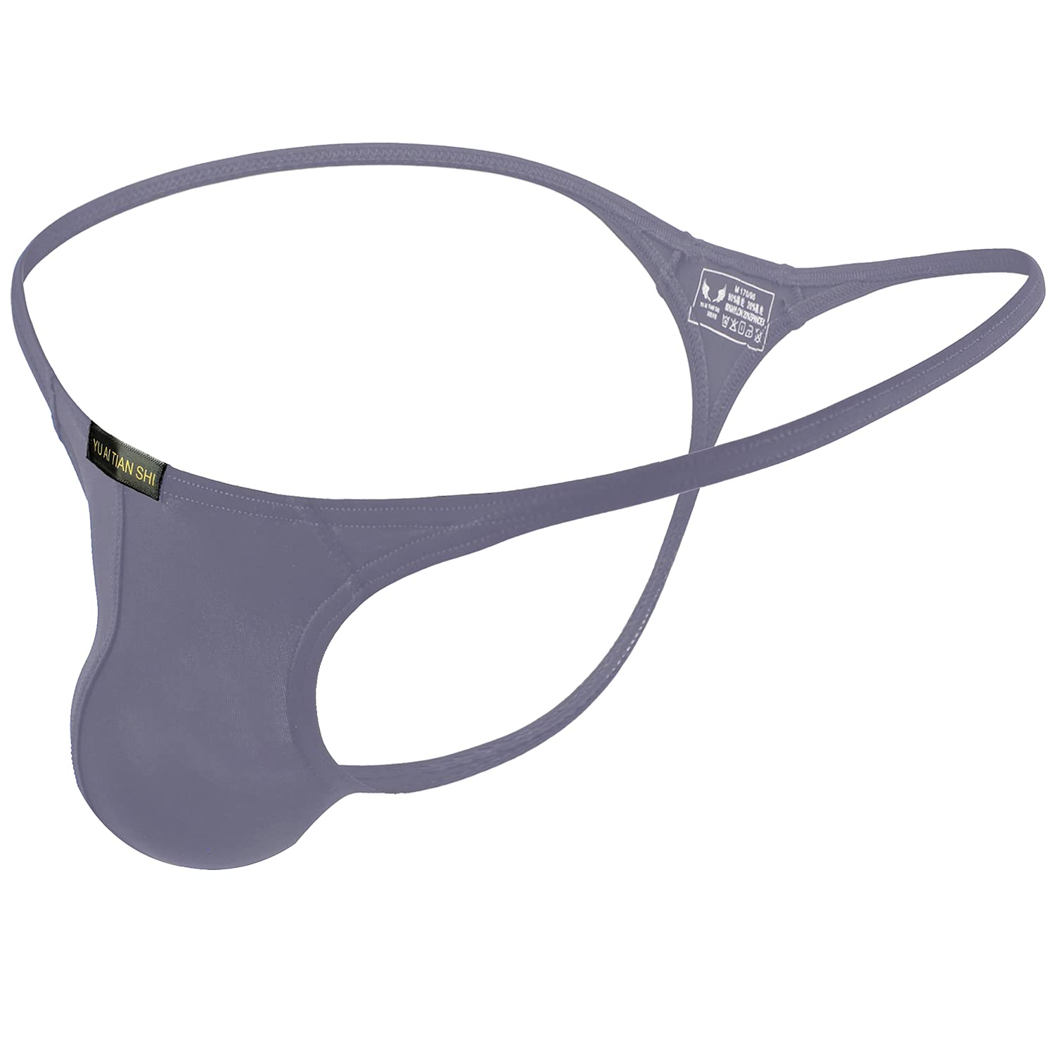 ChaoGii Men's Thong Underwear G-String Bulge Pouch Bikini T-back Underwear Low Rise Brief