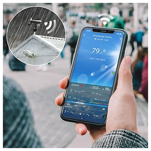 Newentor Wi-Fi Weather Station Wireless Indoor Outdoor with Wind Speed Rain Gauge, Professional Weather Center with Data Logging and Alerts, 5 Day Weather Forecast, Barometer Thermometer Hygrometer