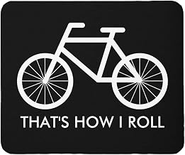 Bicycle Mouse Pad for Bike Riding Fans Mouse Mat Non-Slip Rubber Base for Office Laptop Computer & PC 9.5"x8" White Color:Bicycle