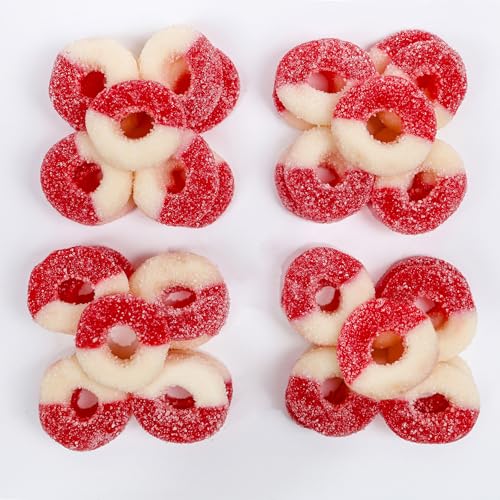 Gummy Ring Candies sabor cereza 2 lb miniatura 6