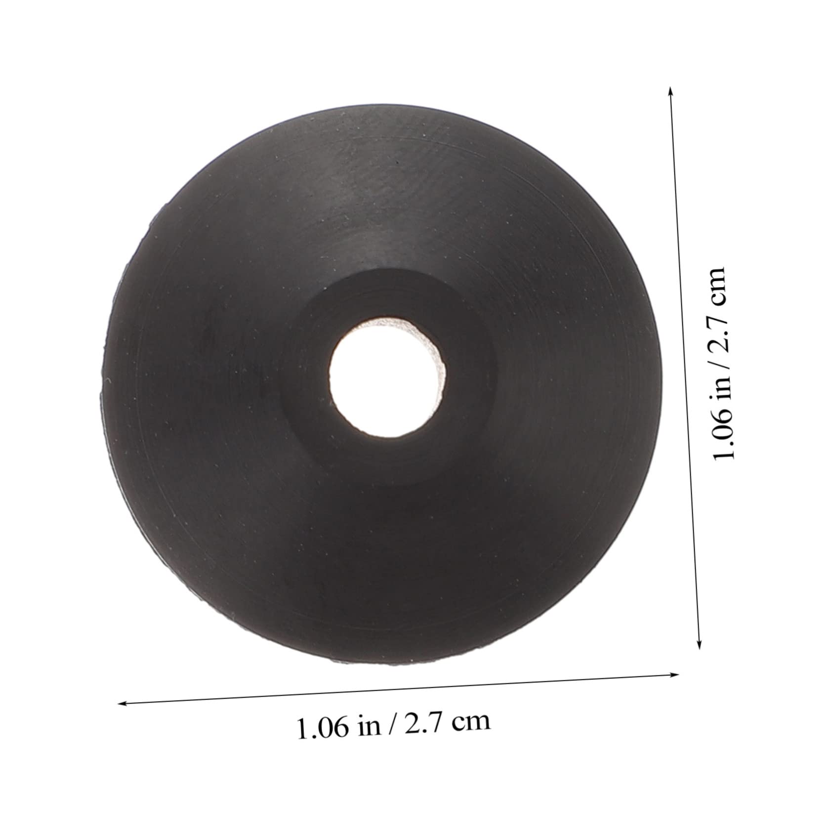 Yardwe 20pcs Sealing Ring Toilet Screws Toilet Tank Bolts Screw Conical Rubber Washers Toilet Bolt Rubber Washers Leak- Proof Bolt Conical Washers Rubber Washers for Toilet Screws Rubber - Image 2