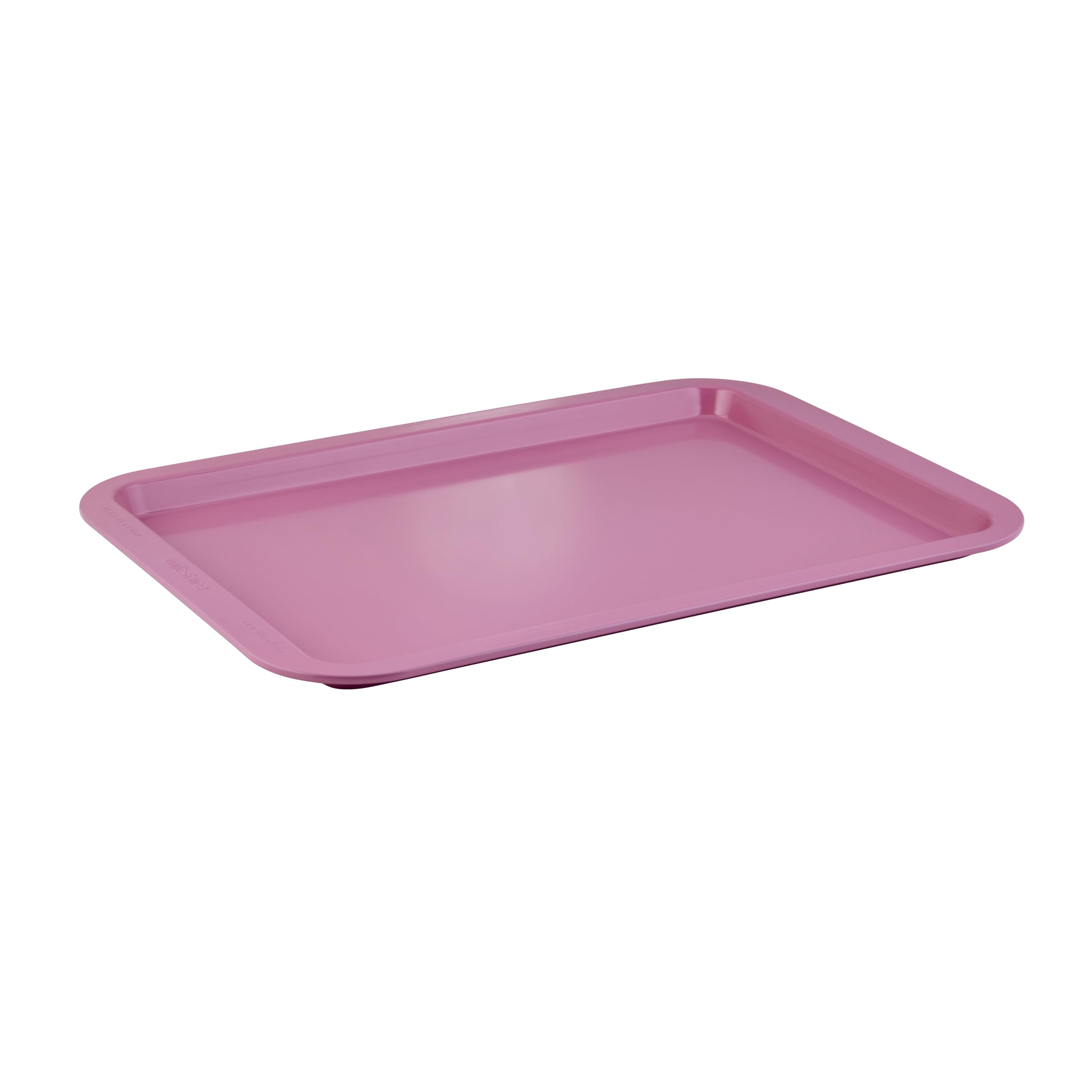 Wiltshire Colour Rush Rectangular Cookie Sheet, Chateau Rose, PFOA PTFE Free, Robust Baking Tray, Brownie Tray, Non-Stick Coating, Sheet Steel Bakeware, 38x27x2cm, Internal Size 33.5x24x1.5cm
