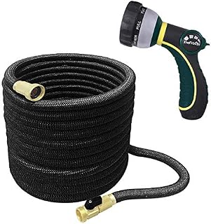 TheFitLife Best Expandable Garden Hose - 25/50/75/100 Feet Strongest Triple Core Latex