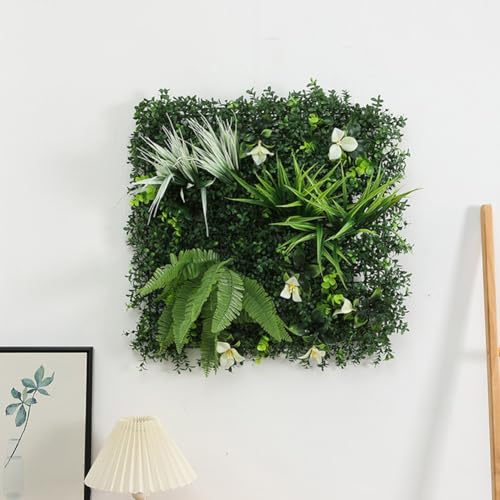 Panneau mural pour plantes artificielles 50x50 cm intérieur et extérieur