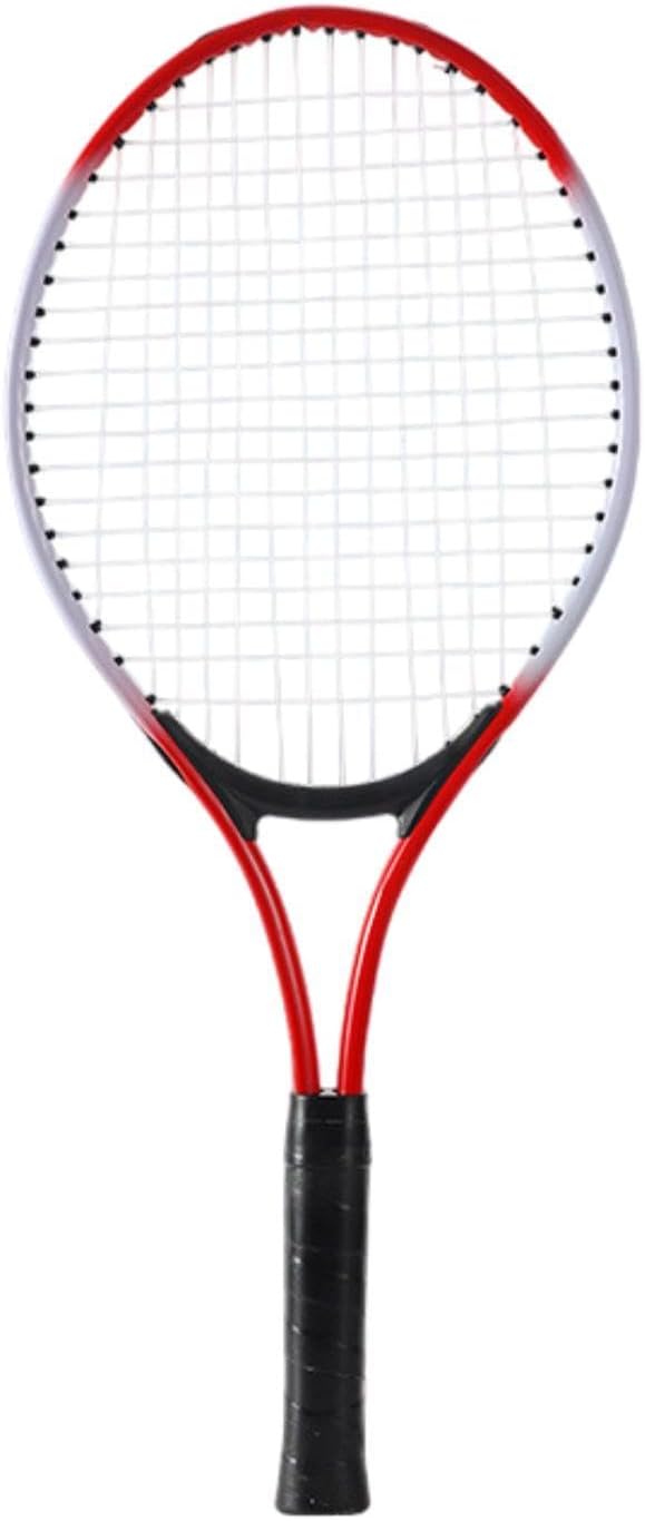 Raqueta de tenis solo raqueta de tenis resistente a los golpes, cuerdas profesionales de nailon de alta resistencia para principiantes de playa