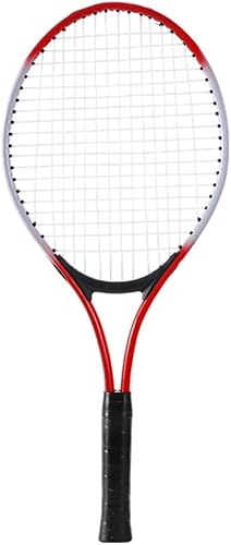 Solo raqueta de tenis, equipo de tenis, agarre antideslizante, cuerdas de nailon de alta resistencia, profesional para parque, patio trasero y