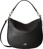 Black Coach Chelsea Ladies Medium Leather Hobo Handbag 58036