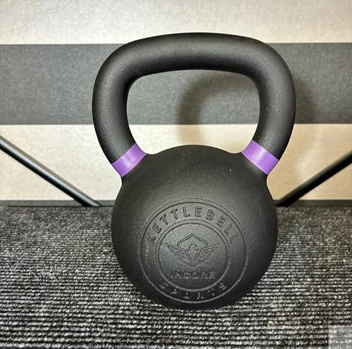 Kettlebell Incore Sports en fonte hardstyle 18 kg avec base plate