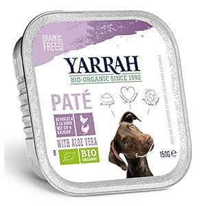 Yarrah – Pâtée pour Chien en Barquette Dinde et Poulet Bio – 12 x 1