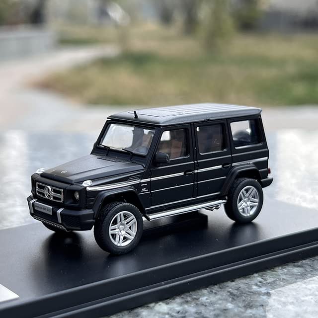 AEPRO - DCM 1/64 For G63 G Class SUV Alloy Car Model Pull Back Diecast Off-Road Vehicles Тоуs For Boys Collection Gifts (Matte black)