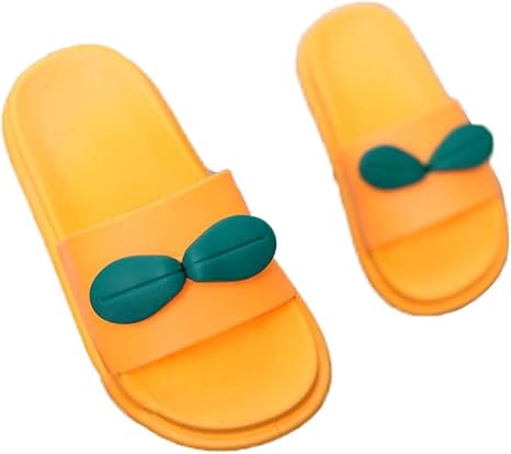 Amazon Co Jp ルームシューズ 室内サンダル キッズ 便所サンダル 可愛い 子供 芽 室外 夏用 前開き おしゃれ アウトドア 通気性 浴室用 Eva 滑り止め 海水浴 涼しい 幼稚園 学校 入学用 バススリッパ オレンジ シューズ バッグ